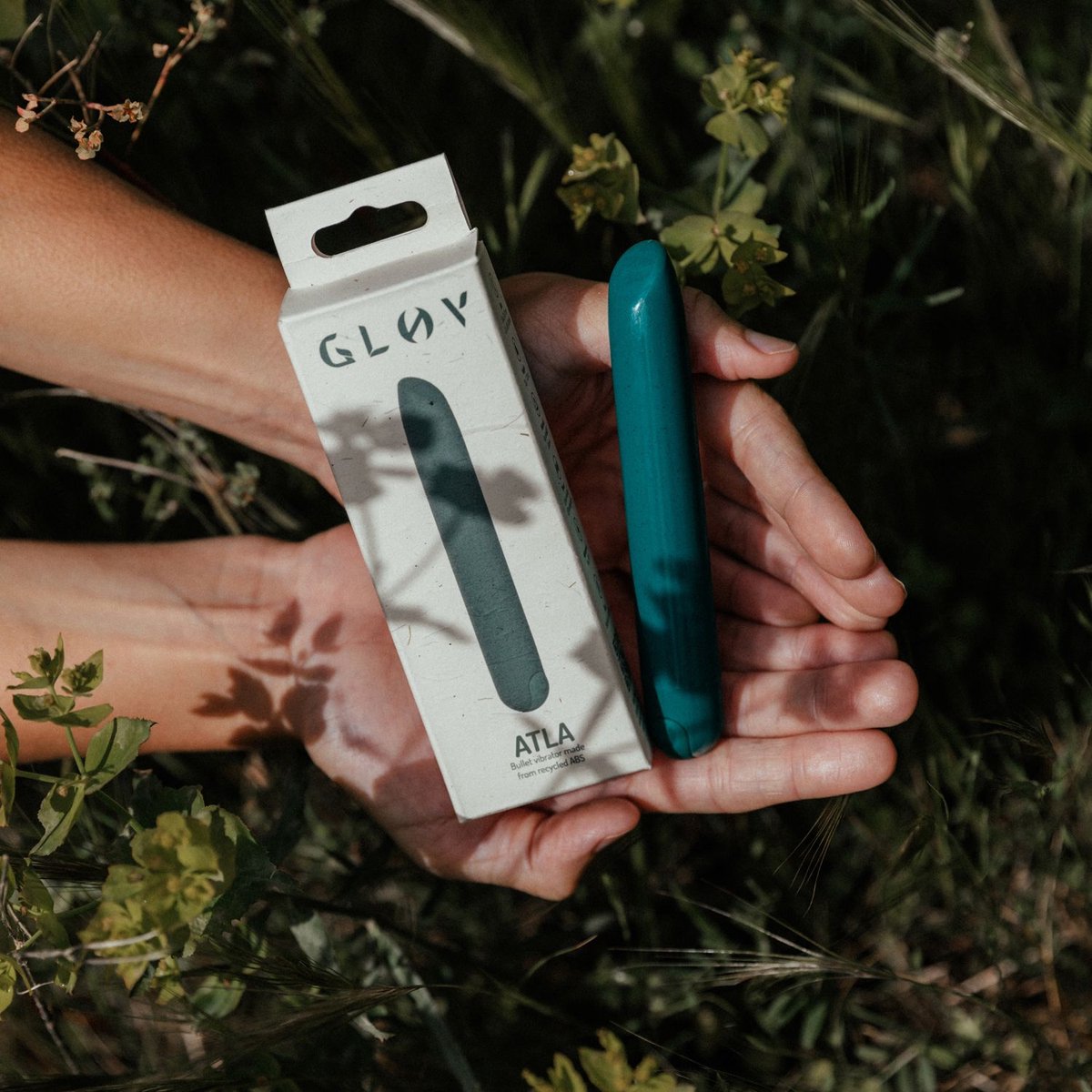 Goedkoopste Gløv - Atla Eco Bullet Vibrator - Vibrators voor Vrouwen - Sex Toys voor Vrouwen - Duurzaam Cadeau - Duurzaamheid - Erotiek - Sex Toys voor Vrouwen met 10 Vibratiestanden - Vibrator - Groen