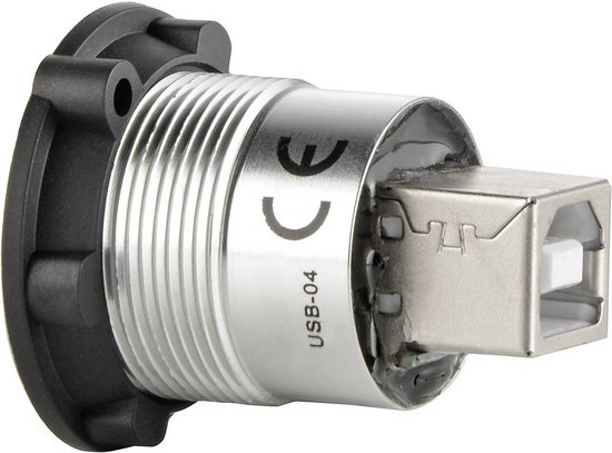 TRU COMPONENTS USB-02 USB-inbouwbus 2.0 USB-bus type A naar USB-bus ...