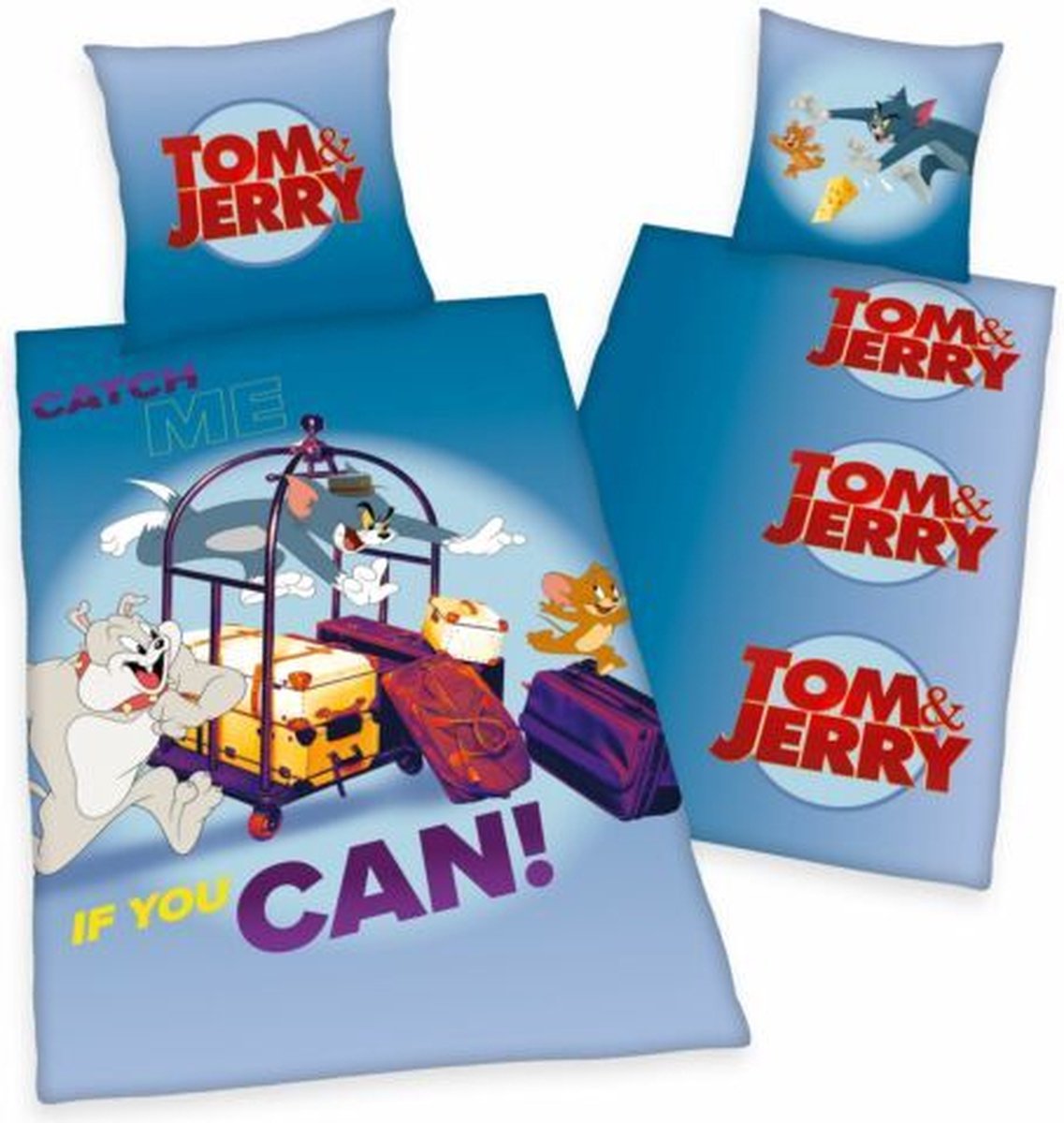 Tom And Jerry - Beddengoed - 135x200cm - If You Can - dekbedovertrek