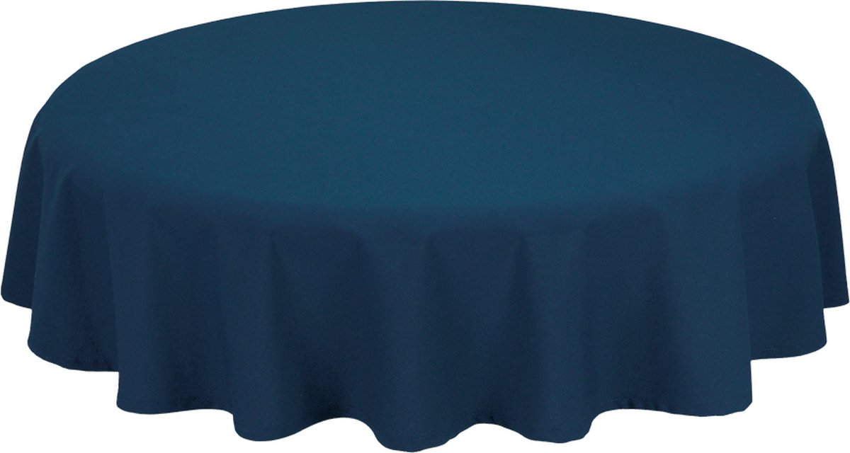 Treb Horecalinnen Tafelkleed Rond Navy 300cm Ø - Treb SP