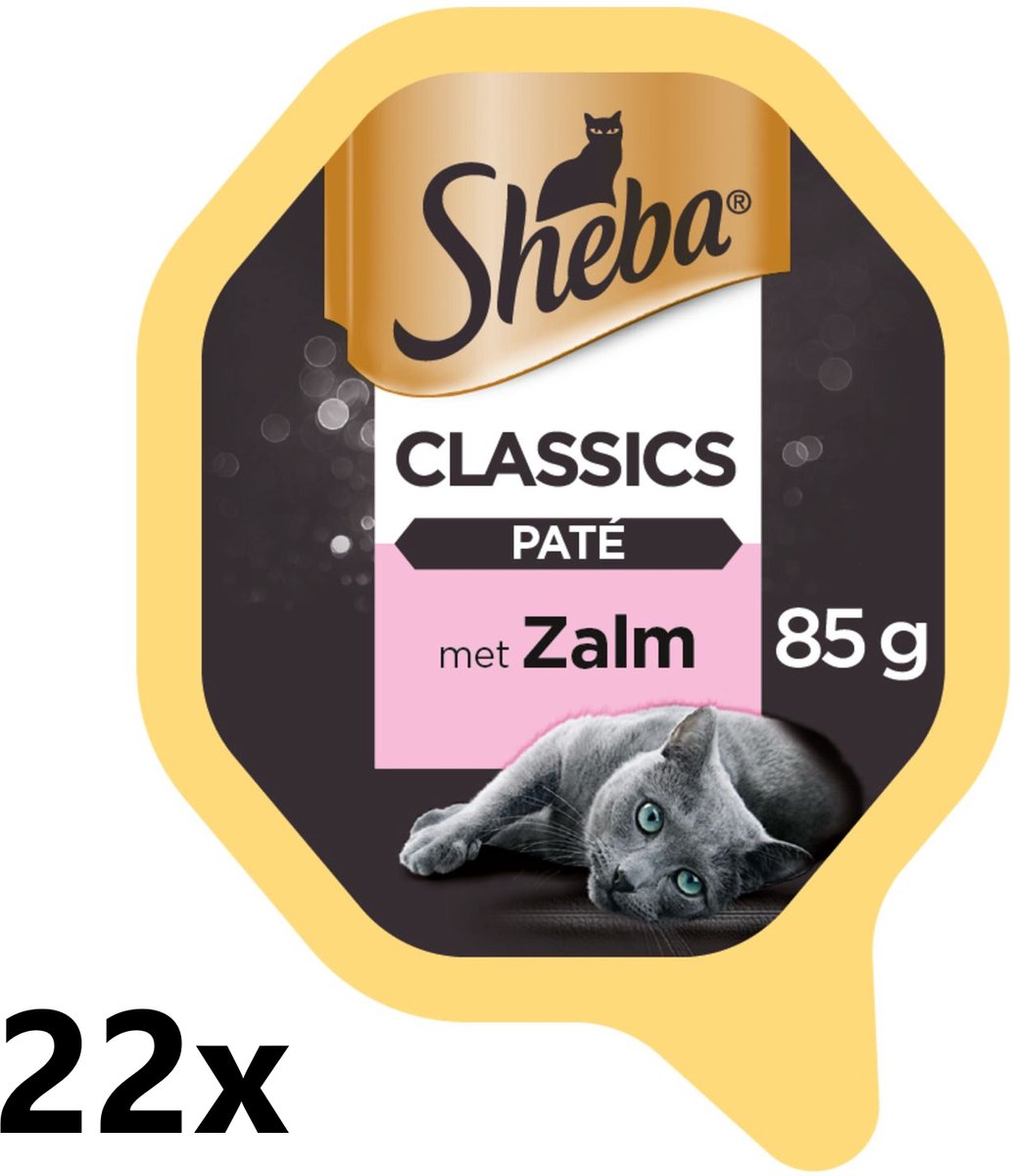 Sheba Sheba Alu - Classics in Pate - Zalm - 22x85g - Kattenvoer Kuipje