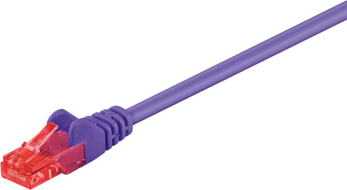 Wentronic CAT6 Netwerkkabel - RJ45 - Paars - 2 m
