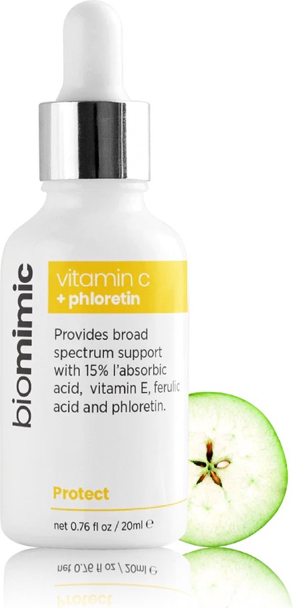 Biomimic Vitamin C + Phloretin serum (15% vitamine C + florentinezuur) Anti Pigmentatie serum 20ml