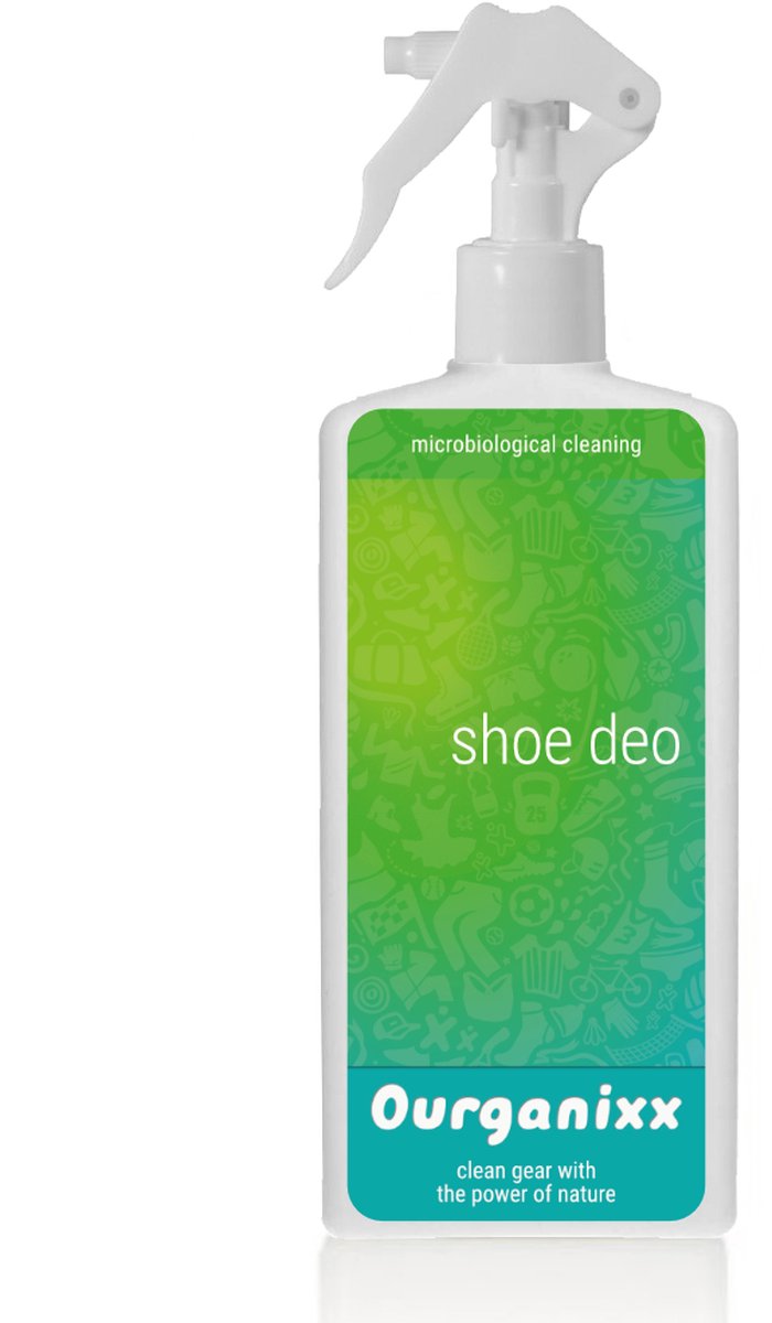 Ourganixx Shoe Deo - schoenverfrisser - microbiologisch - directe werking - lange nawerking - 250ml