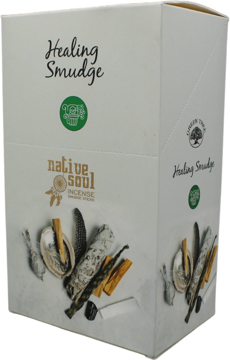 Green Tree Candle Wierook Native Soul Healing Smudge Multicolor