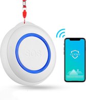 Looki Slim Persoonlijk alarm - met SOS paniekknop - WiFi - Melding op afstand via app - Senioren Alarm - Alarmknop - Noodkop