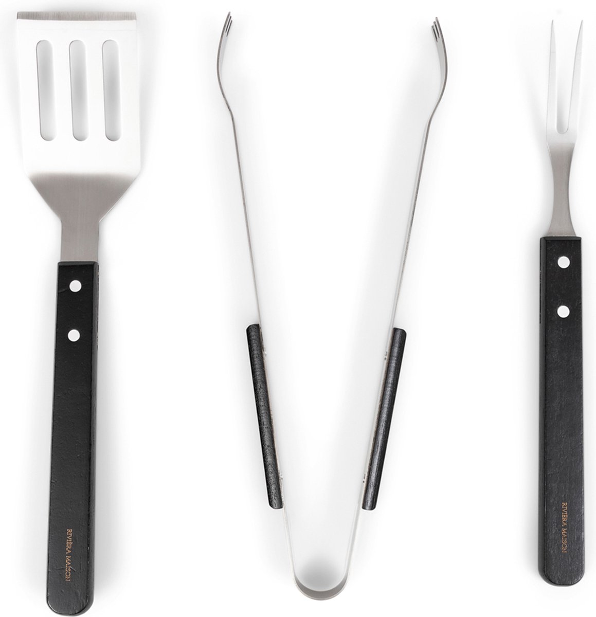 Riviera Maison BBQ - Urban Lodge BBQ Tools - Zilver