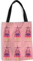 MuchoWow® Schoudertas - Strandtas - Big Shopper - Boodschappentas - Carnaval - Patronen - Joker - 40x50 cm - Katoenen tas