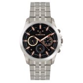 ClaudiaKoch CK 4313 Silver with Black Analog Chrono Stainless Steel