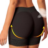Sara Shop- Butt lifter - volle billen - slipje met vulling -  verbetert je natuurlijke vorm - Shapewear voor billen - Corrigerend Ondergoed Dames - Tummy control - Buttlifter- volle billen -Zwart / Maat S - Topkwaliteit