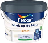 Flexa - Strak op de muur - Muurverf - Mengcollectie - Wit Krokus - 2,5 liter
