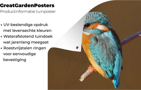 Tissu de jardin Kingfisher - Branches - Coloré - 100x100 cm