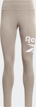 Reebok Sport Legging model BL Cotton Dames - Beige/Wit - Maat M
