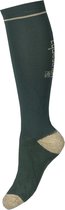 Horka - Equestrian Pro Chaussettes - Chaussettes d'équitation - Vert forêt - Taille 31-34