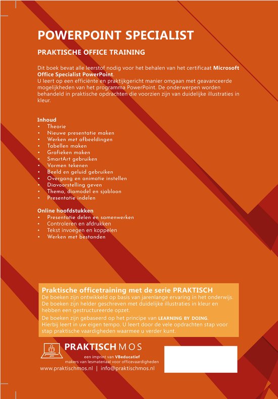 PowerPoint Specialist Werken met PowerPoint Specialist 365 / 2021