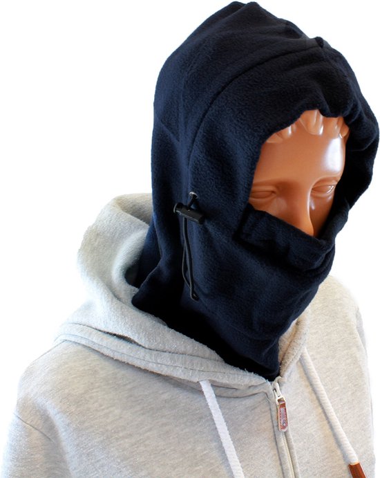 Cagoule d'hiver en polaire pour homme et femme, masque facial