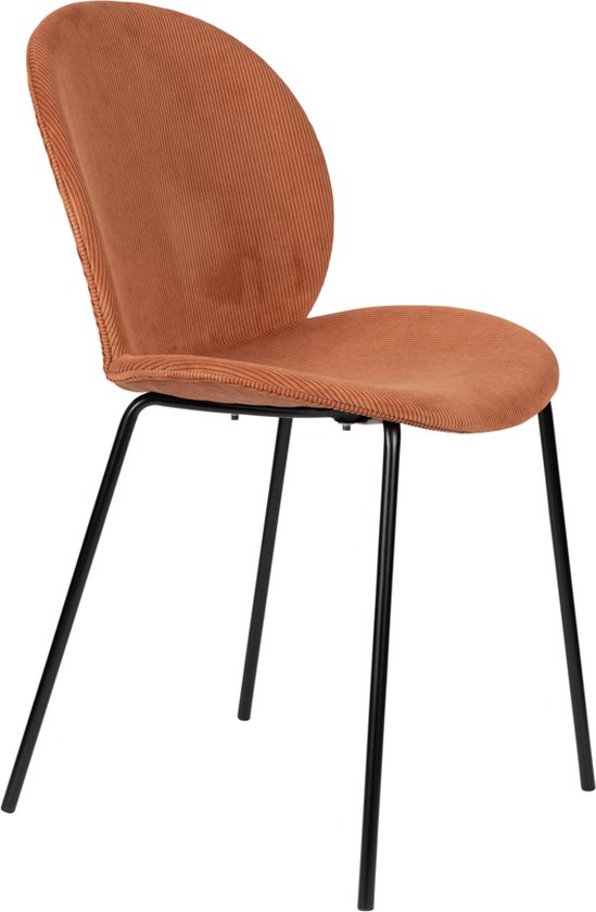 Zuiver Bonnet Chair Terracotta - Set van 2