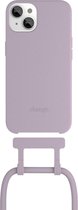 Change 2 in 1 Bio Case - geschikt voor iPhone 14 Plus - afneembaar nekkoord - gemaakt van bio-materialen - Lilac