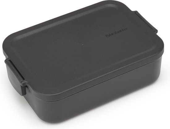 Boîte à lunch Brabantia Make & Take - Medium - Plastique - Gris foncé