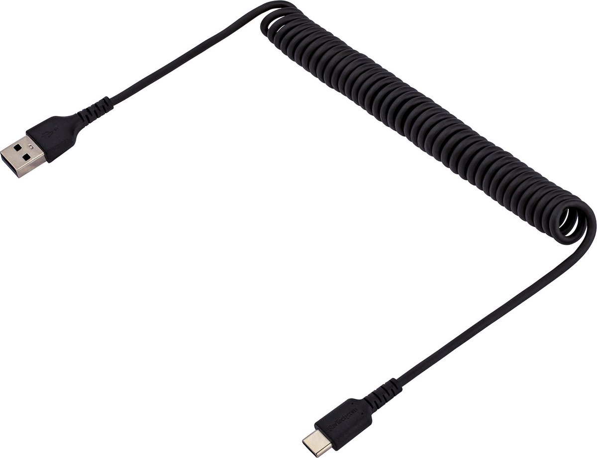 USB A to USB C Cable Startech R2ACC-1M-USB-CABLE Black 1 m