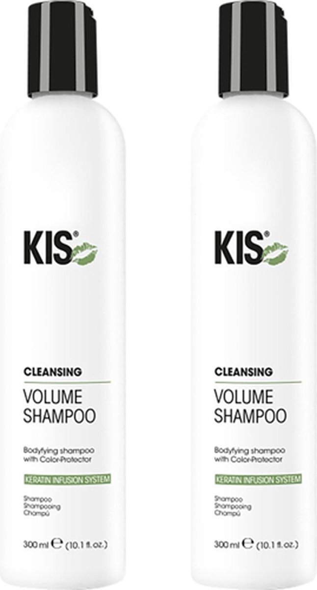 Bol.com KIS KeraClean Volume - 2 x 300 ml - Shampoo aanbieding