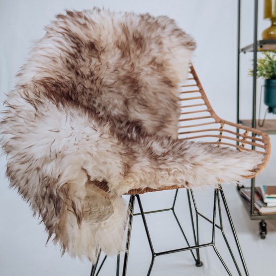 Generic Tapis En Peau De Mouton Véritable - Peau Blanche 100% Naturelle