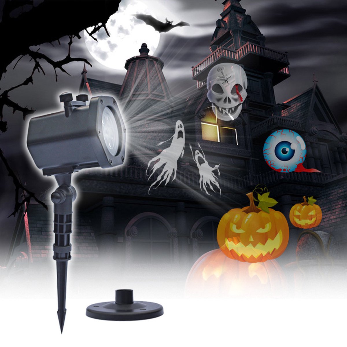 Projecteur d'Halloween - Édition XXL - Siècle des Lumières d'Halloween  extérieur -... | bol.com