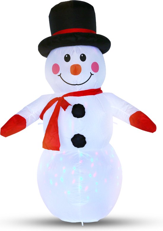 Uten 4FT Kerst Opblaasbare Decoraties Opblaasbare Sneeuwman Opblazen Yard...