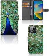 Wallet Book Case iPhone 14 Pro Max GSM Hoesje Pauw