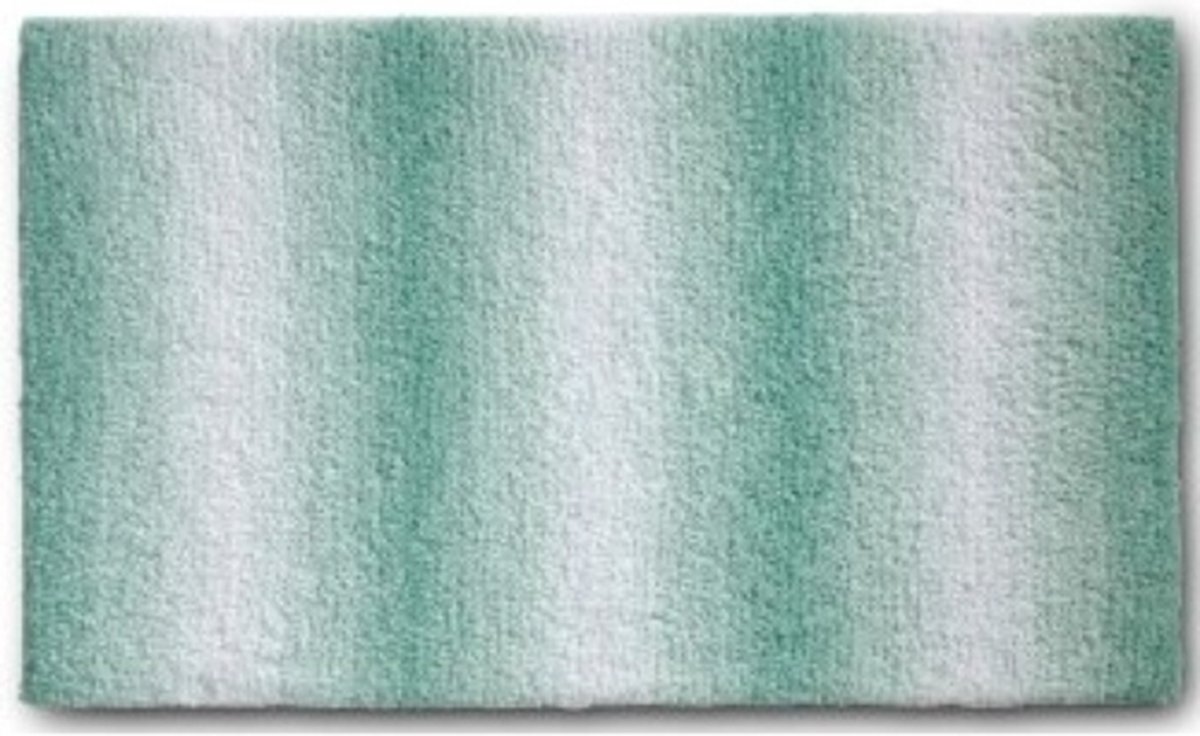 Badmat, 120 x 70 cm, Polyester, Jade Groen - Kela | Ombre