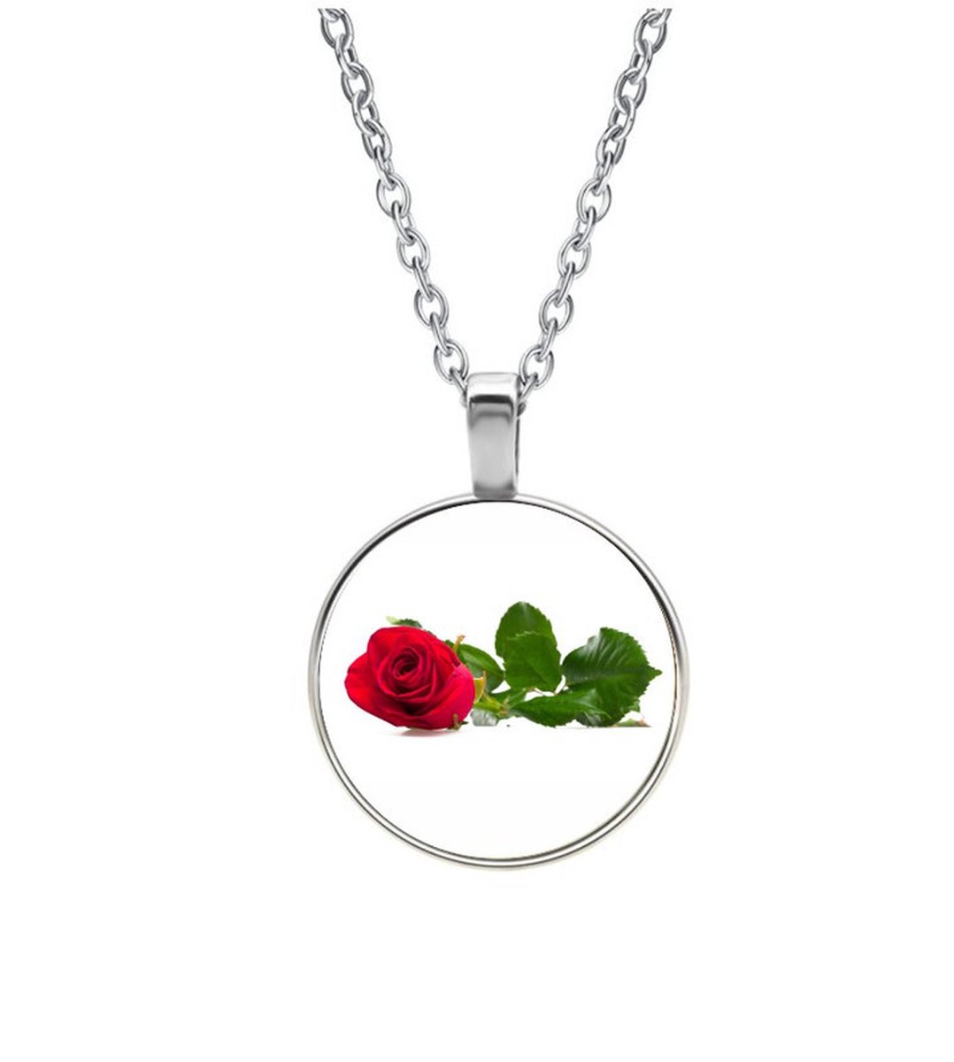 Ketting Glas - Roos