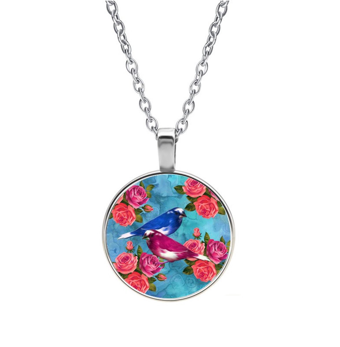 Ketting Glas - Vogels