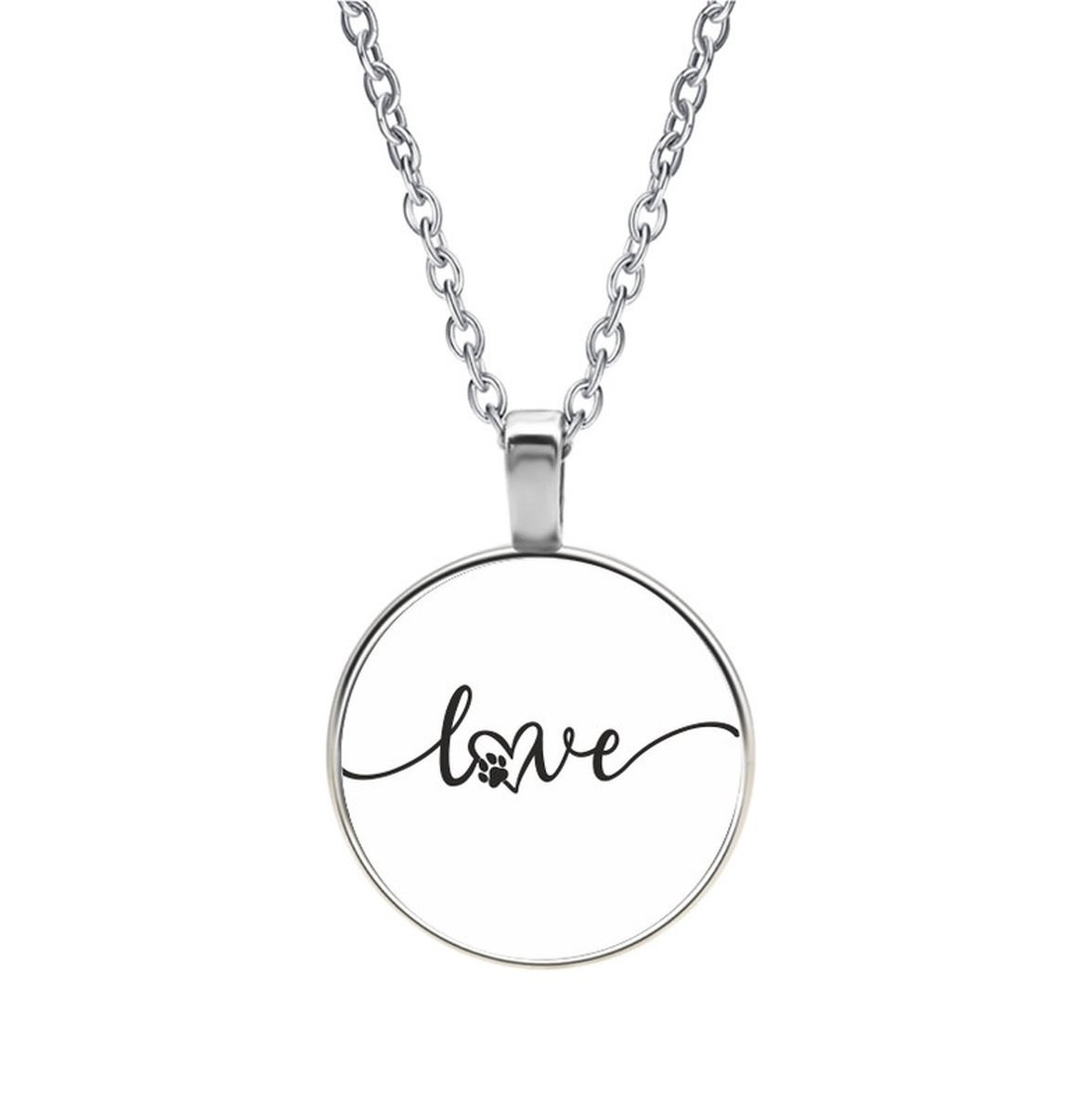 Ketting Glas - Love