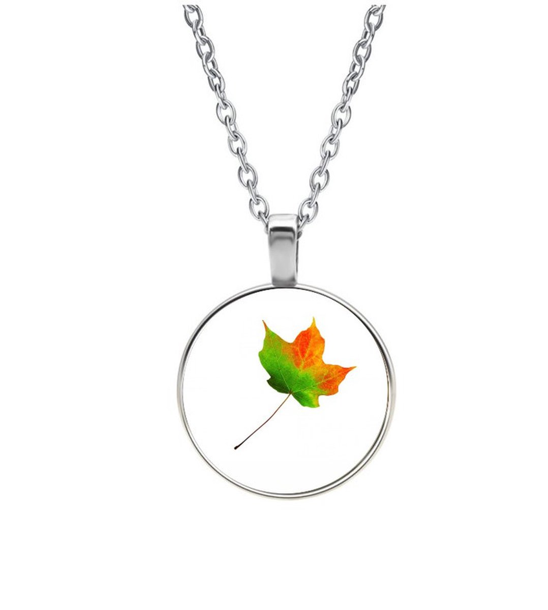 Ketting Glas - Blaadje