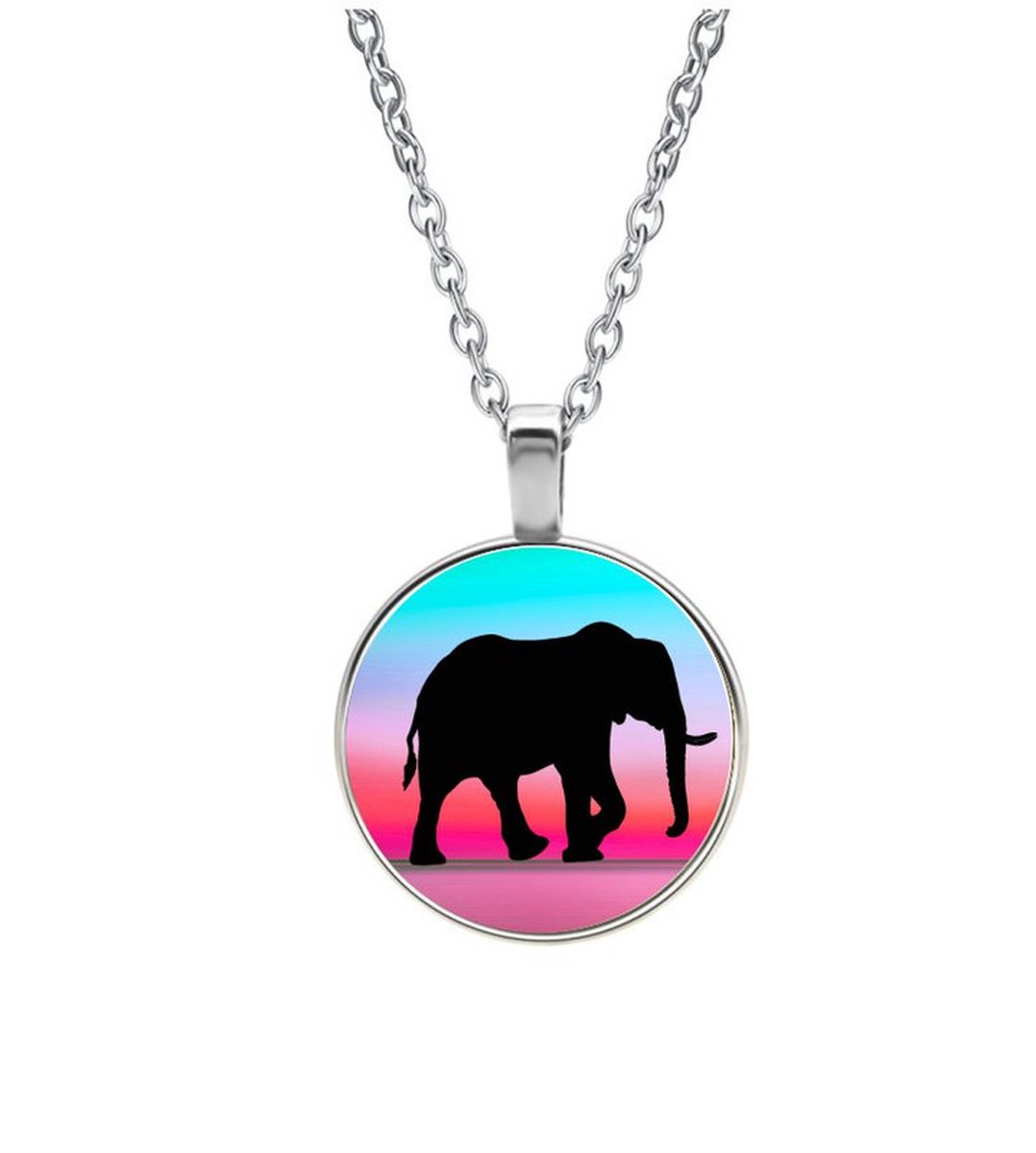 Ketting Glas - Olifant