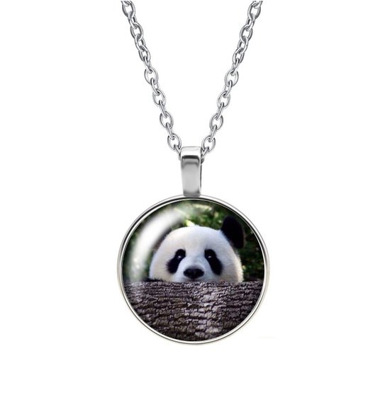 Ketting Glas - Panda