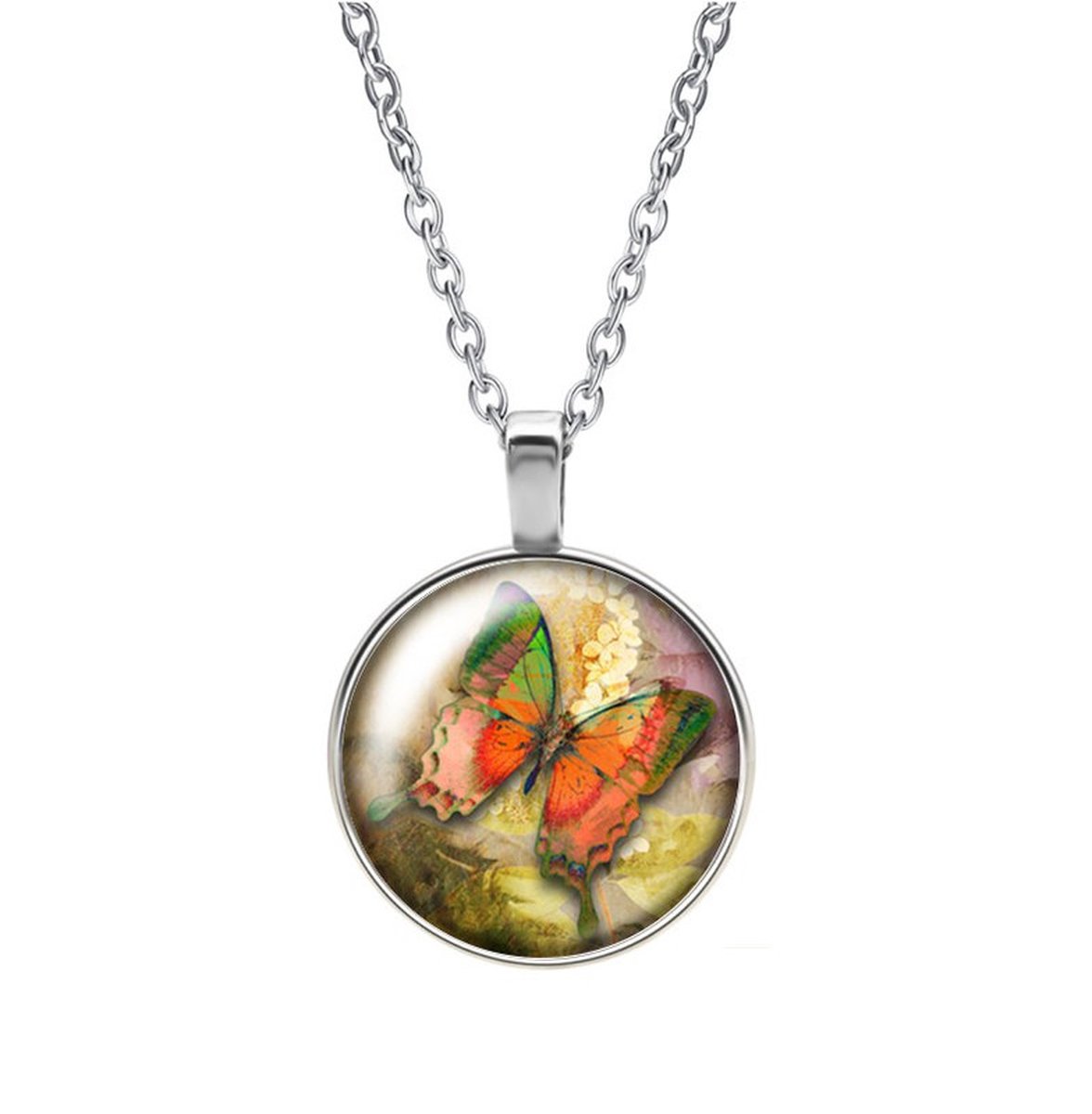 Ketting Glas - Vlinder