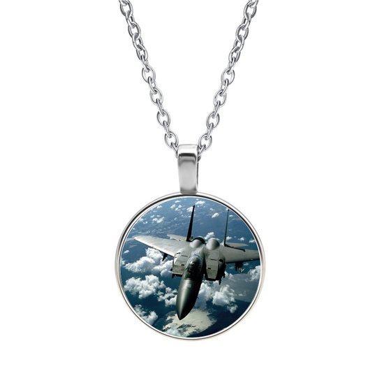 Ketting Met Glas Hanger - Stokstaartje - Uniek Cadeau