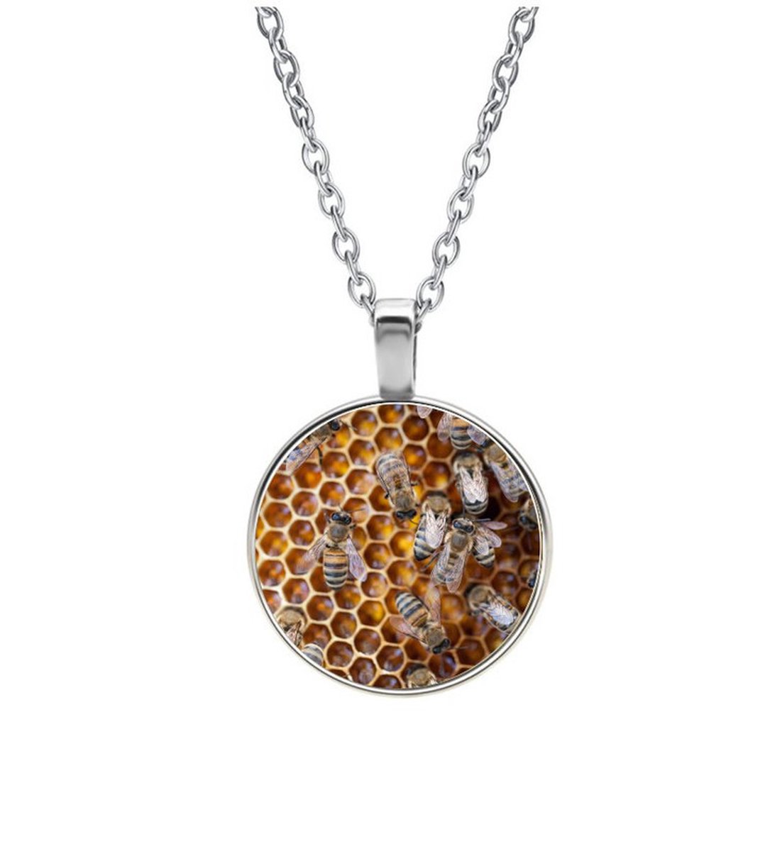 Ketting Glas - Bijen