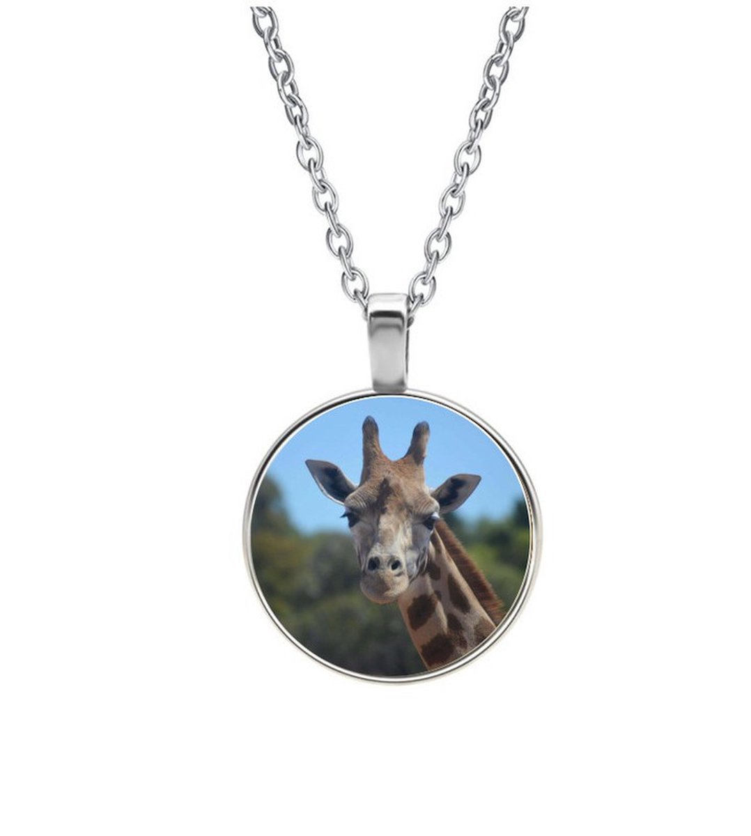 Ketting Glas - Giraffe
