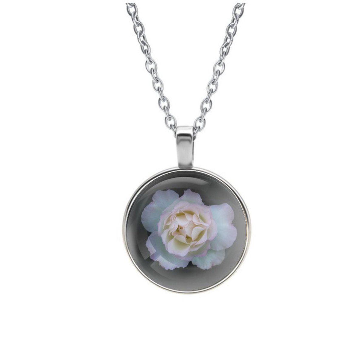 Ketting Glas - Bloem
