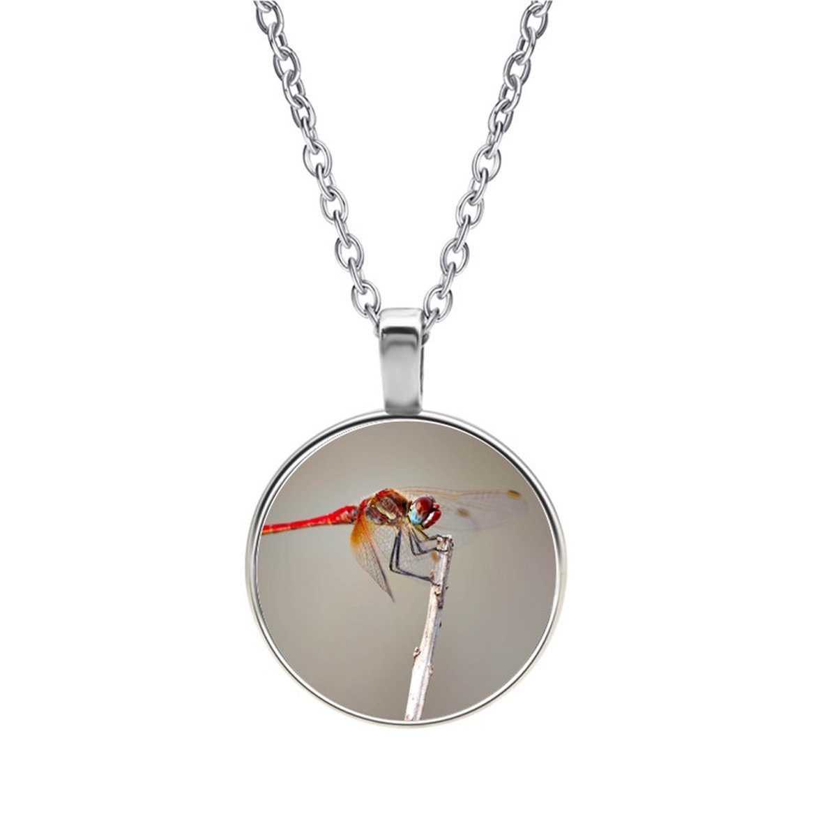 Ketting Glas - Libelle