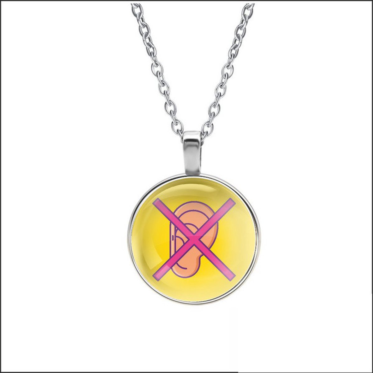 Ketting Glas - Slechthorend
