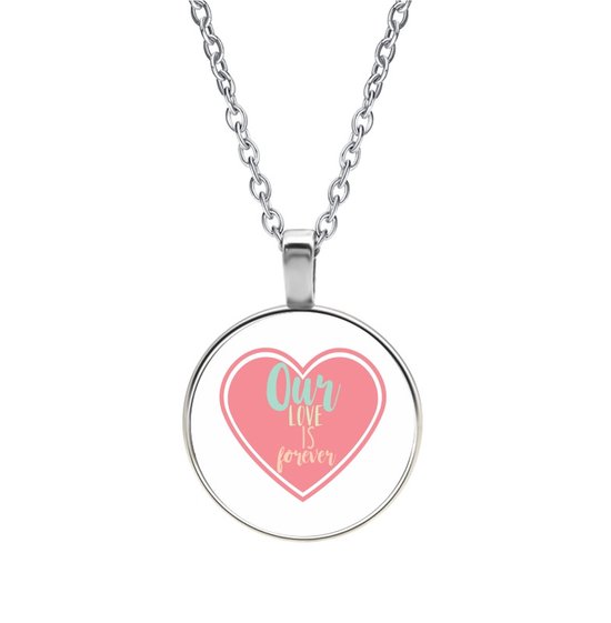 Glas à collier - Notre amour est éternel