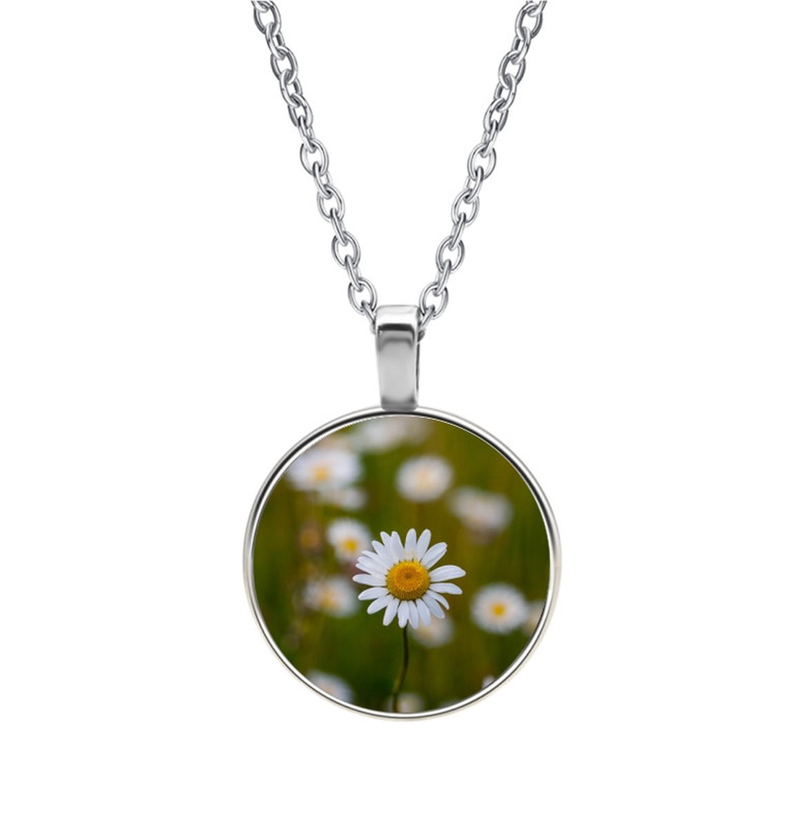 Ketting Glas - Bloem