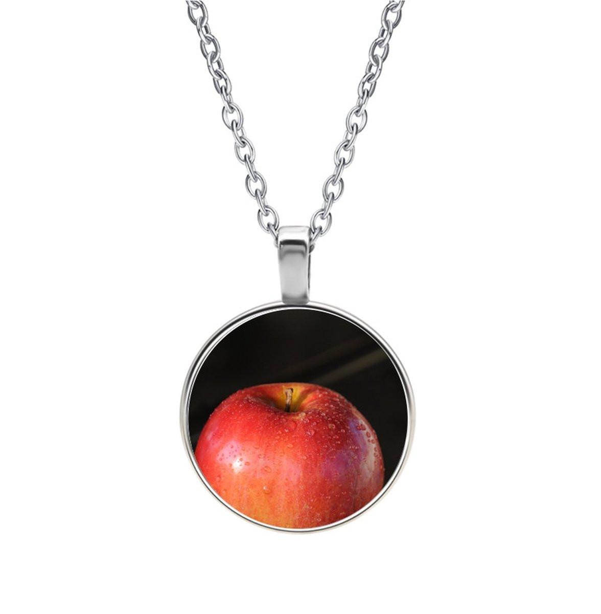 Ketting Glas - Appel