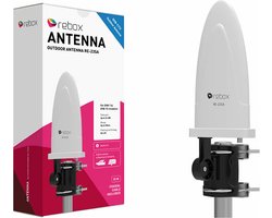 Rebox Sharkfin RE-23SA DVB-T2 Camping & Boating Buiten Antenne – 50km