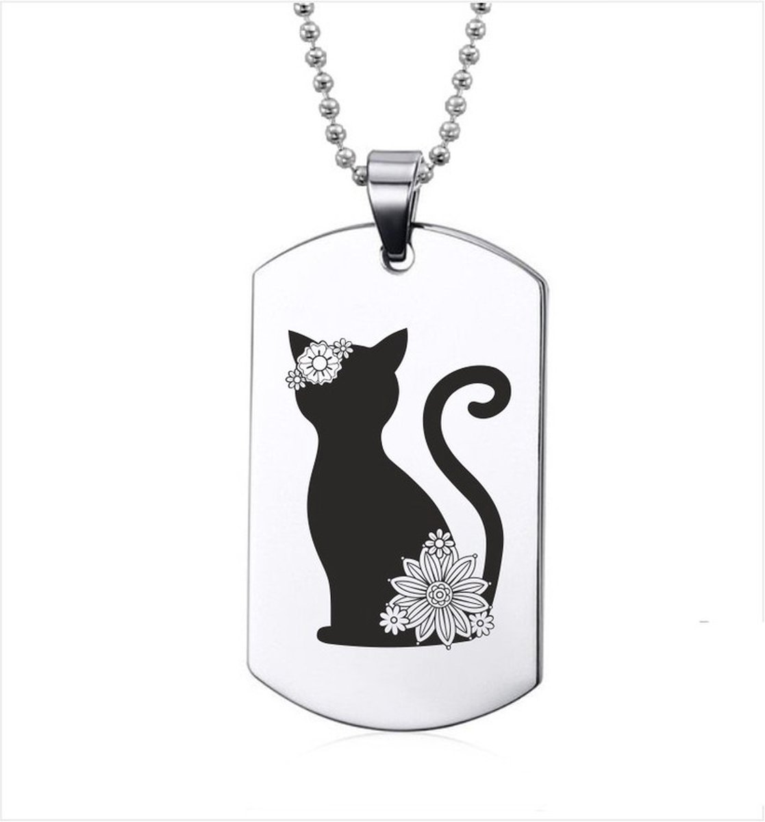 Ketting RVS - Kat