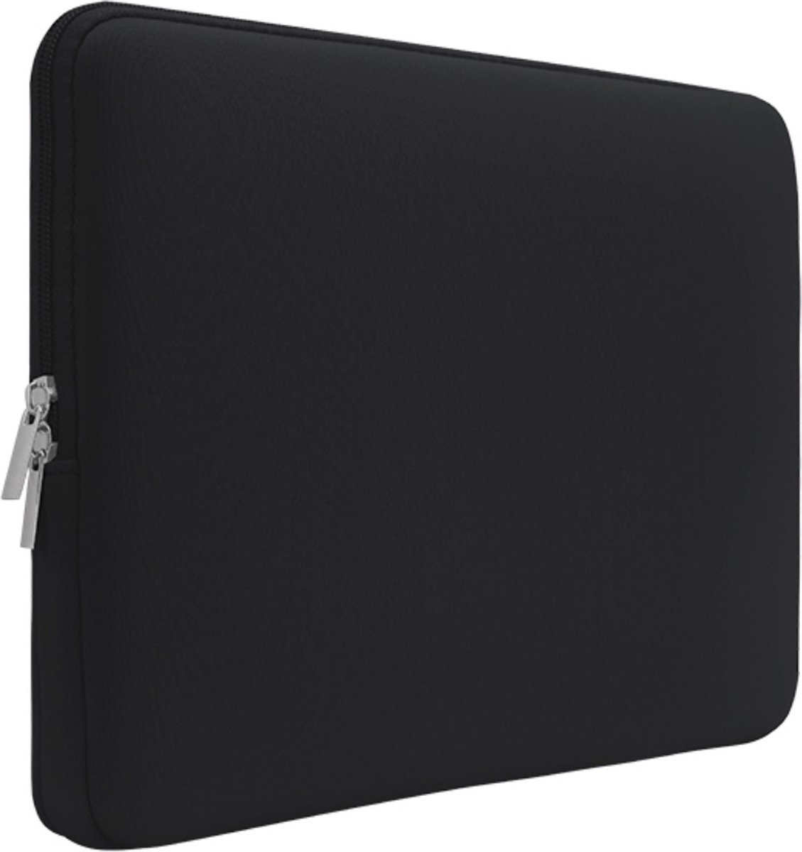 OXILO Laptophoes 13 inch Zwart - Sleeve met ritssluiting - SoftTouch - Past perfect voor een MacBook 13 inch - OXILO