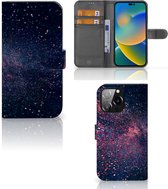 GSM Hoesje iPhone 14 Pro Max Flip Cover Stars